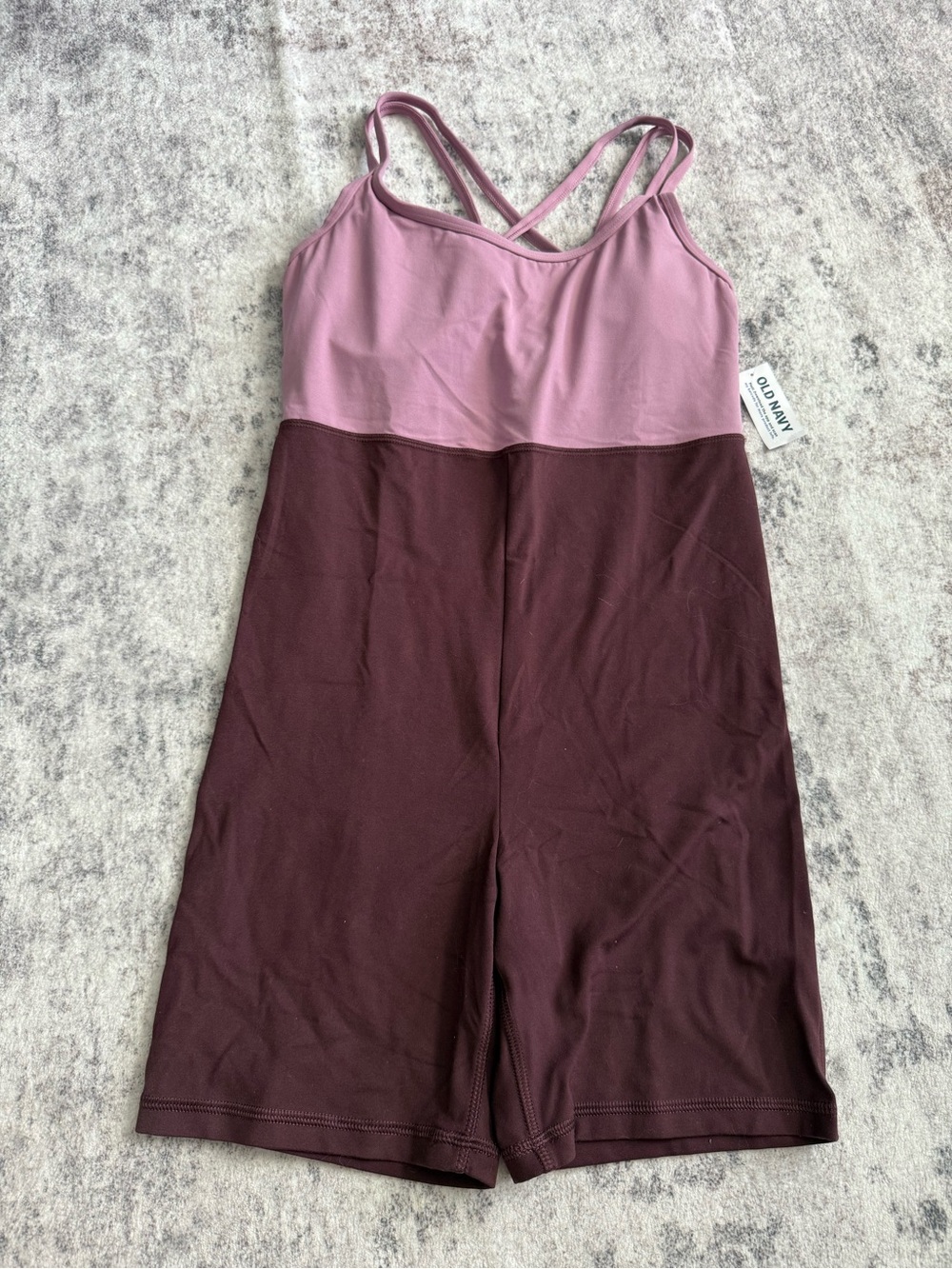 Old Navy women’s Pink and Burgundy One-Piece Romper